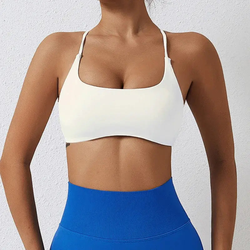 Fitness Workout Back Cross Yoga Bra β Stylish, Supportive & Breathable