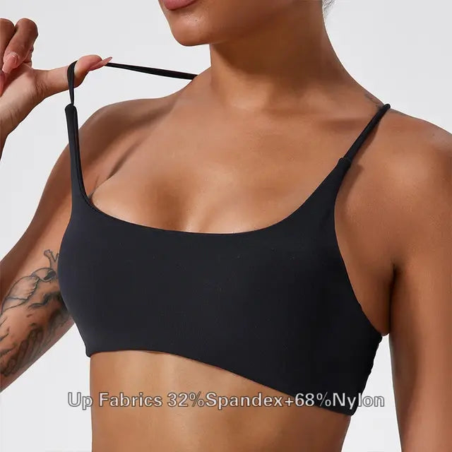 Fitness Workout Back Cross Yoga Bra – Stylish, Supportive & Breathable