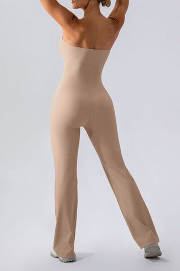 Sleeveless Straight Active Jumpsuit – Sleek, Stretchy & Performance-Ready